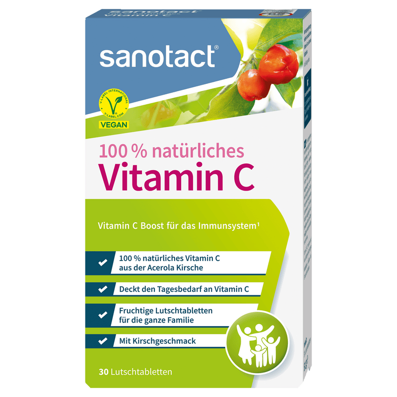 sanotact GmbH - 100% natürliches Vitamin C Lutschtabletten