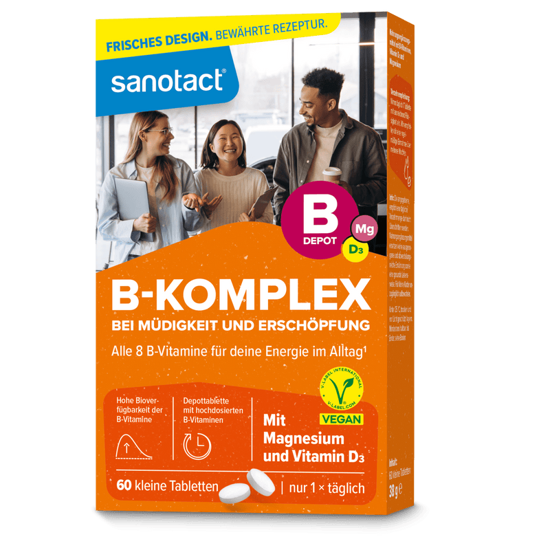sanotact GmbH - B Komplex + Magnesium + Vitamin D3