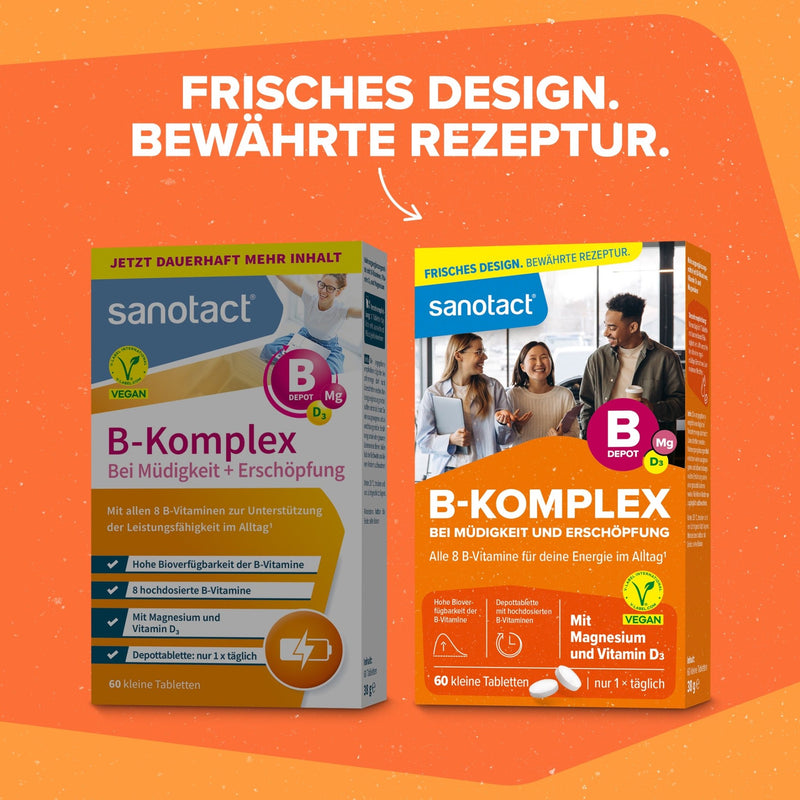sanotact GmbH - B Komplex + Magnesium + Vitamin D3