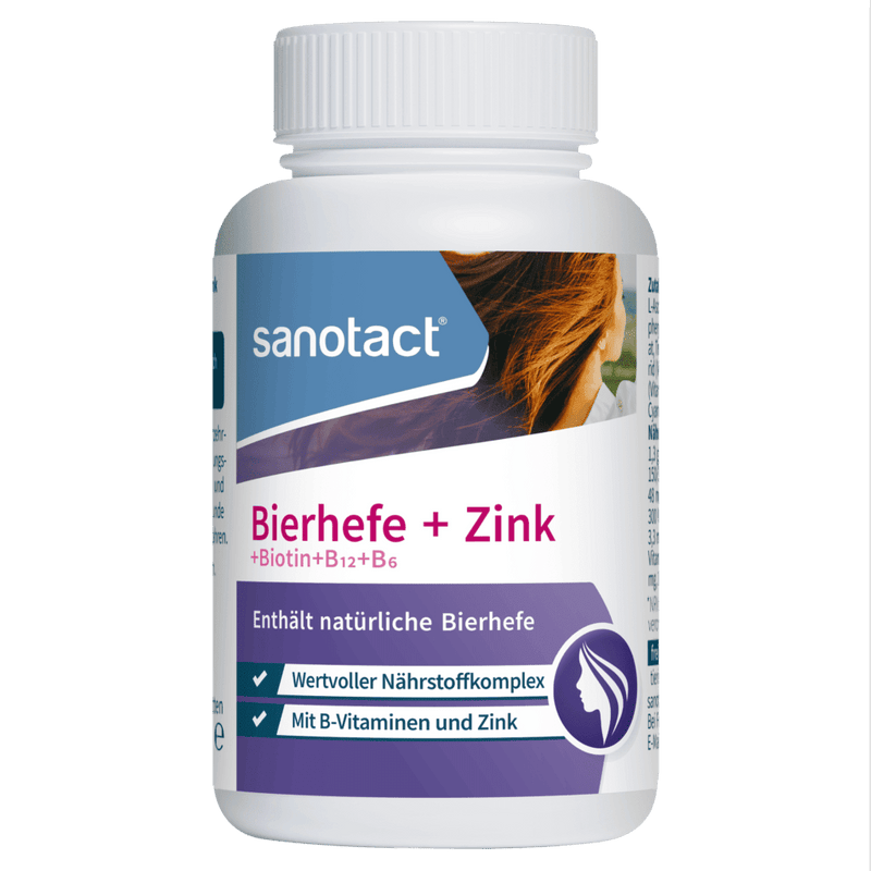 sanotact GmbH - Bierhefe + Zink (Dose)