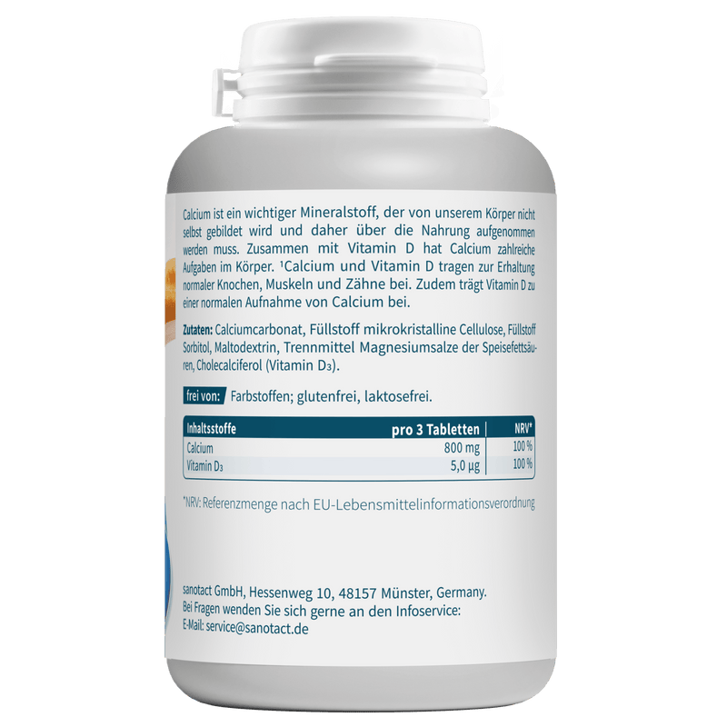 sanotact GmbH - Calcium + Vitamin D3
