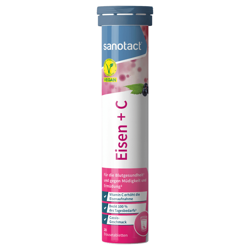 sanotact GmbH - Eisen + Vitamin C Brausetabletten
