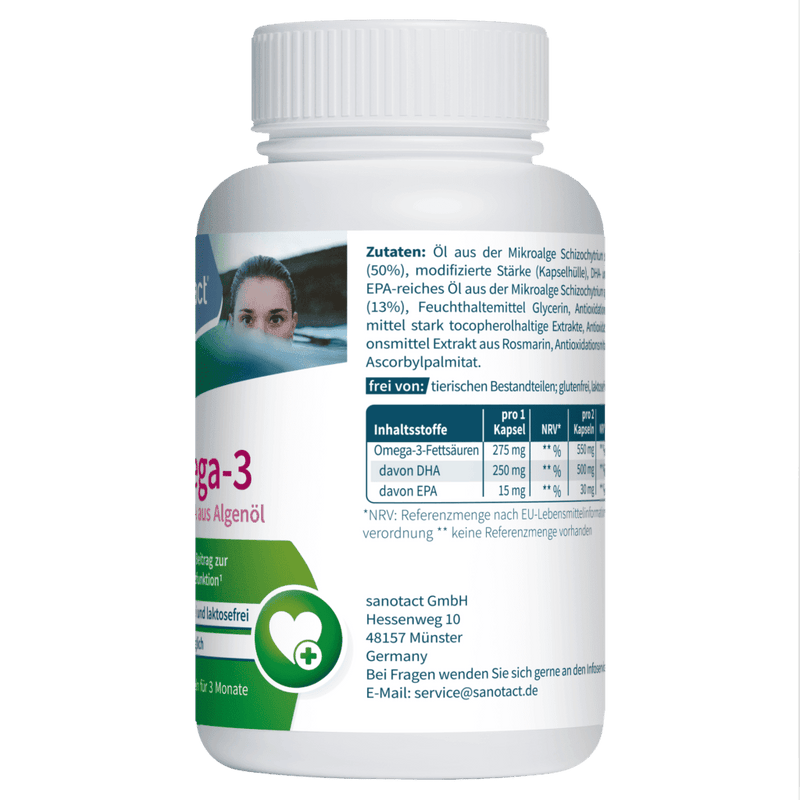 sanotact GmbH - Omega-3-Algenöl-Kapseln