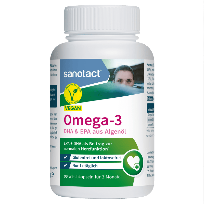 sanotact GmbH - Omega-3-Algenöl-Kapseln
