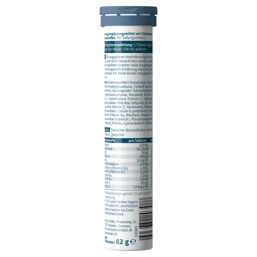sanotact GmbH - A-Z Vital Brausetabletten mit 12 Vitaminen und Mineralien