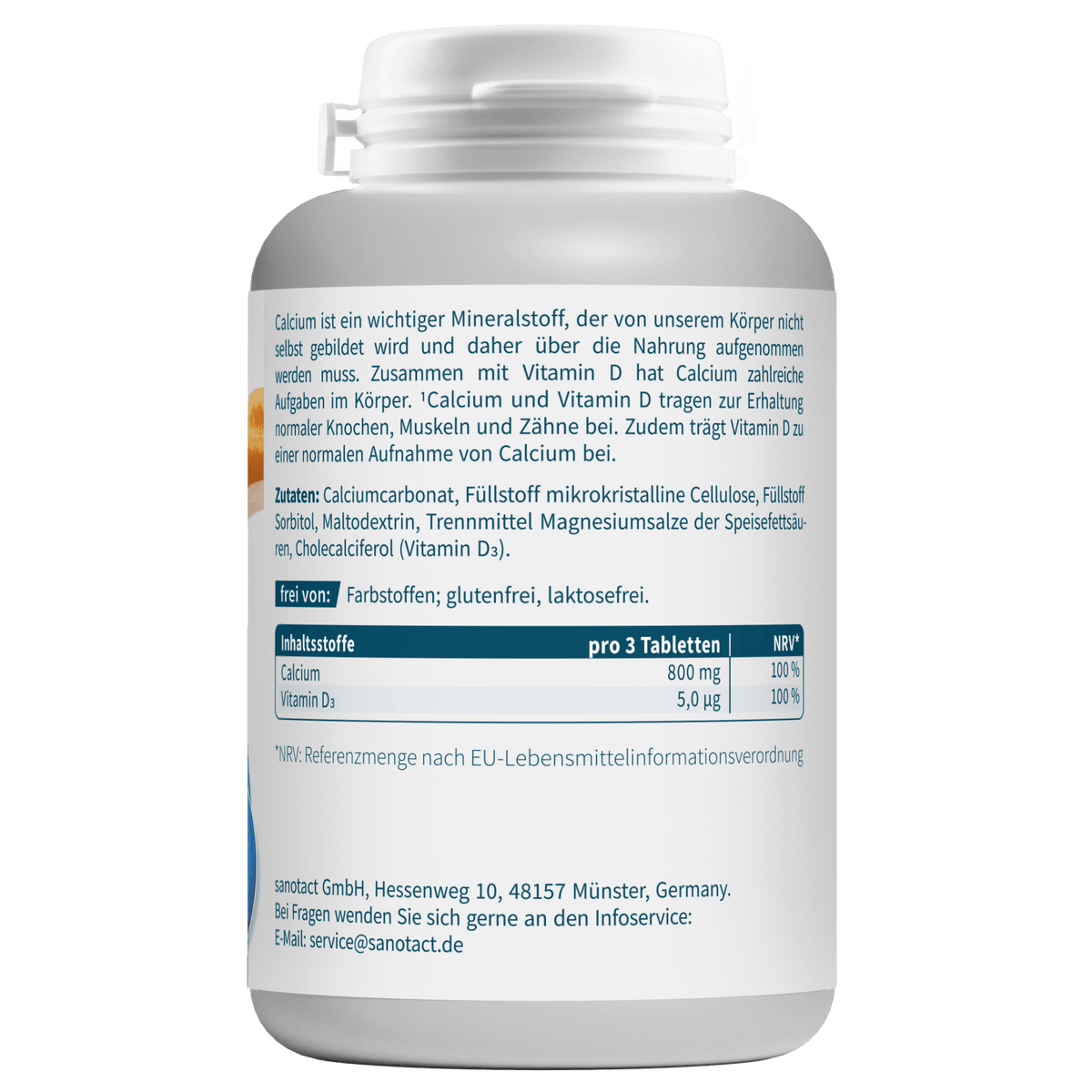 sanotact GmbH - Calcium + Vitamin D3