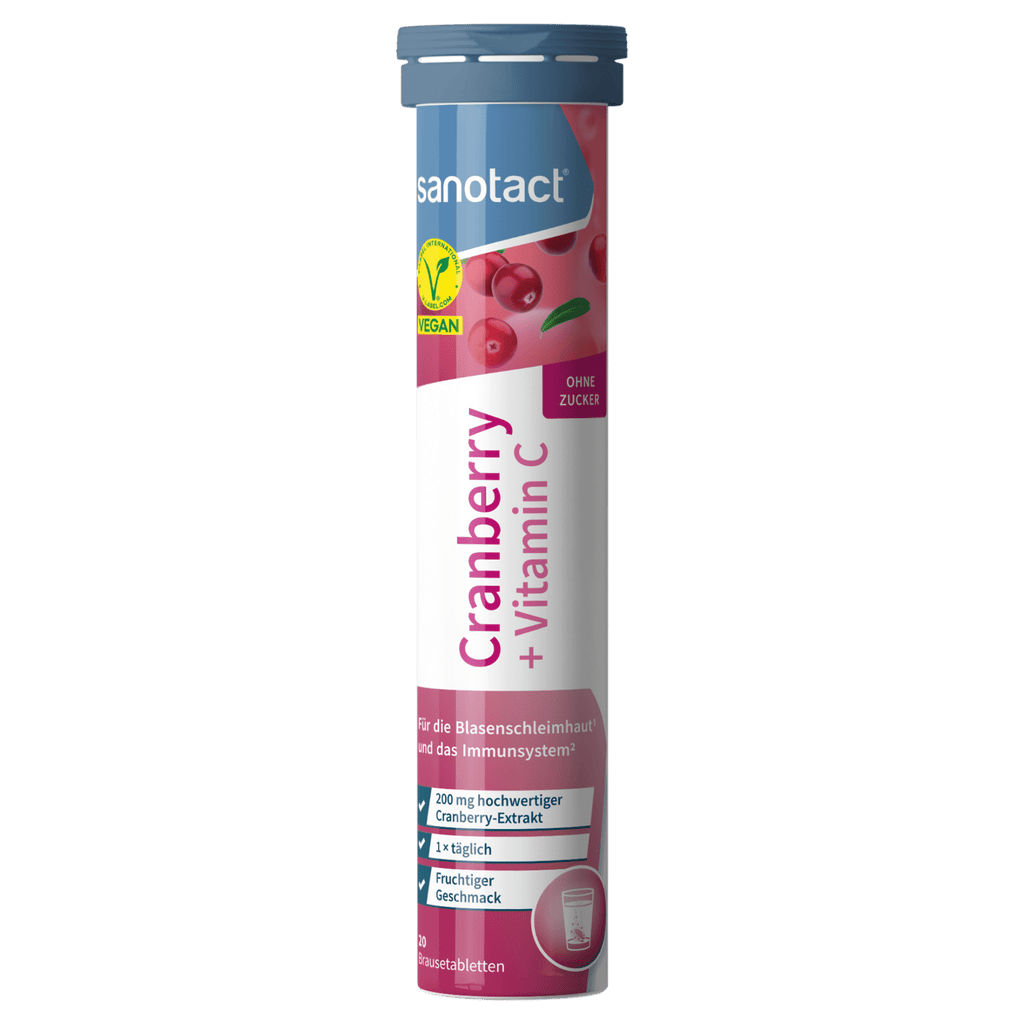 sanotact GmbH - Cranberry + Vitamin C Brausetabletten