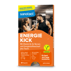 sanotact GmbH - EnergieKick Kapseln mit Koffein und Taurin für Nerven und Energie, Frontansicht Verpackung