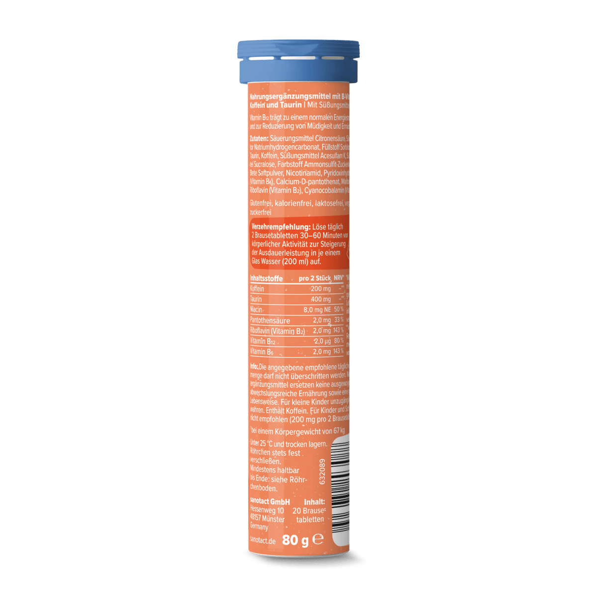 sanotact GmbH - ENERGY DRINK Ice Tea Peach
