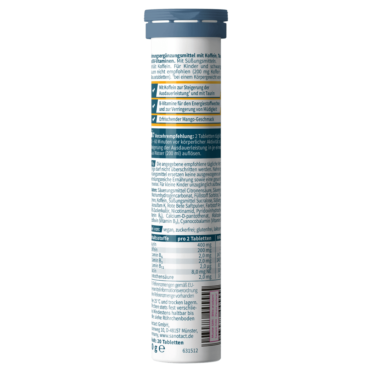 sanotact GmbH - ENERGY DRINK Mango