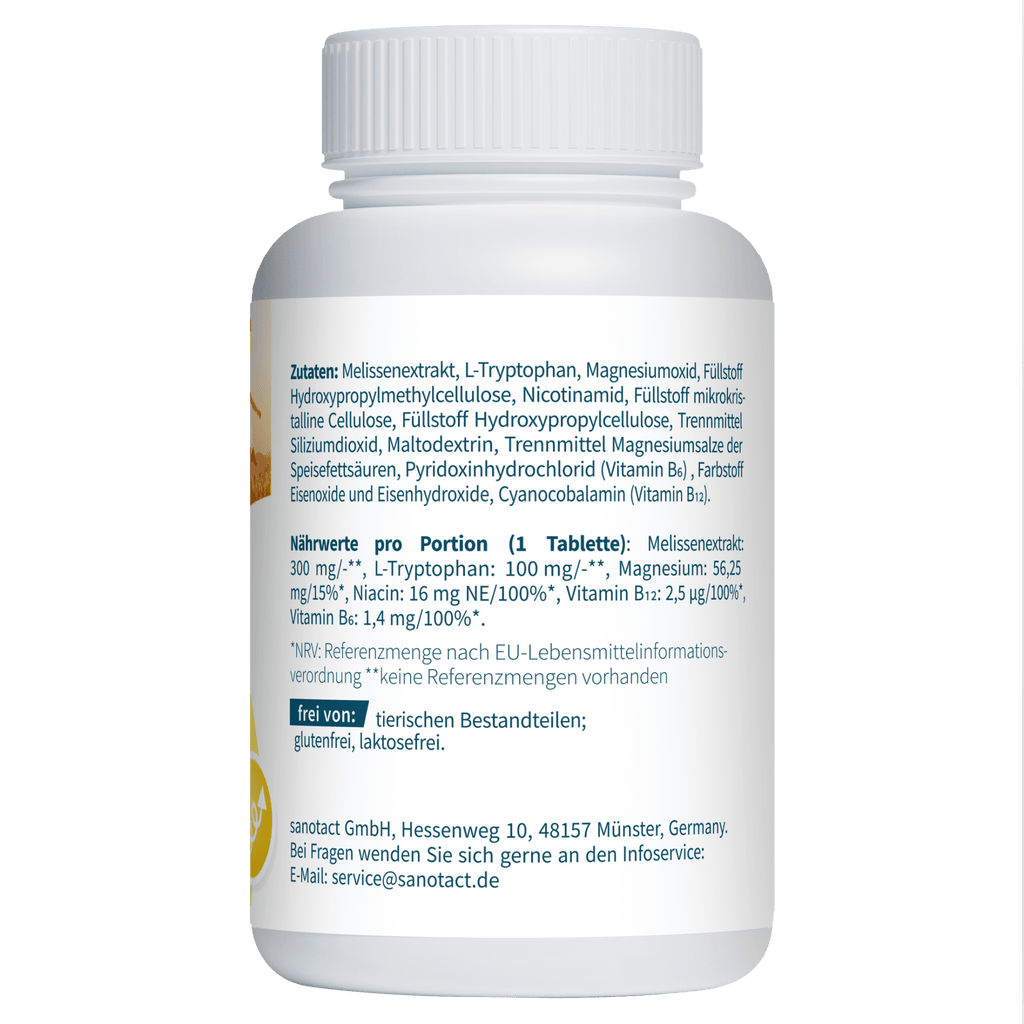 sanotact GmbH - Glücksgefühl Tabletten in einer Dose verpackt