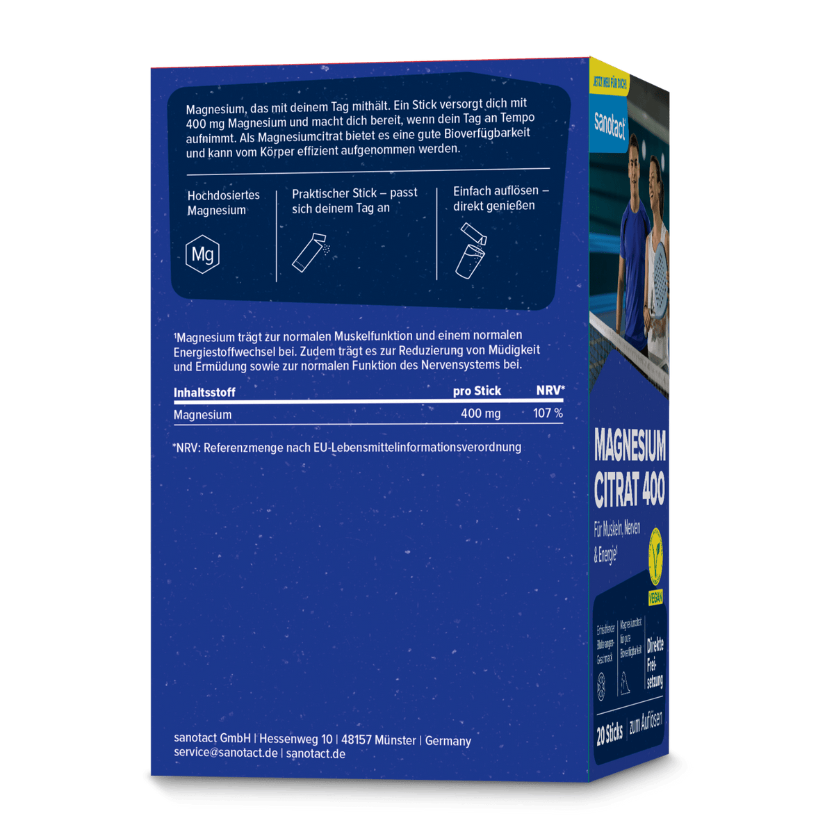 sanotact GmbH - Magnesium Citrat 400