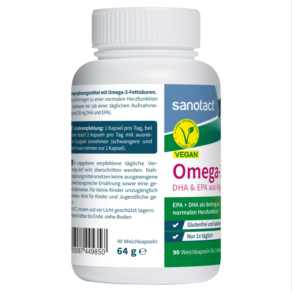 sanotact GmbH - Omega-3-Algenöl-Kapseln
