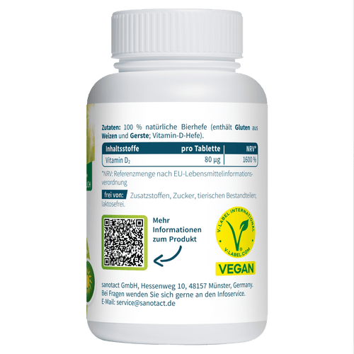 sanotact GmbH - Vitamin D2 3200 I.E.