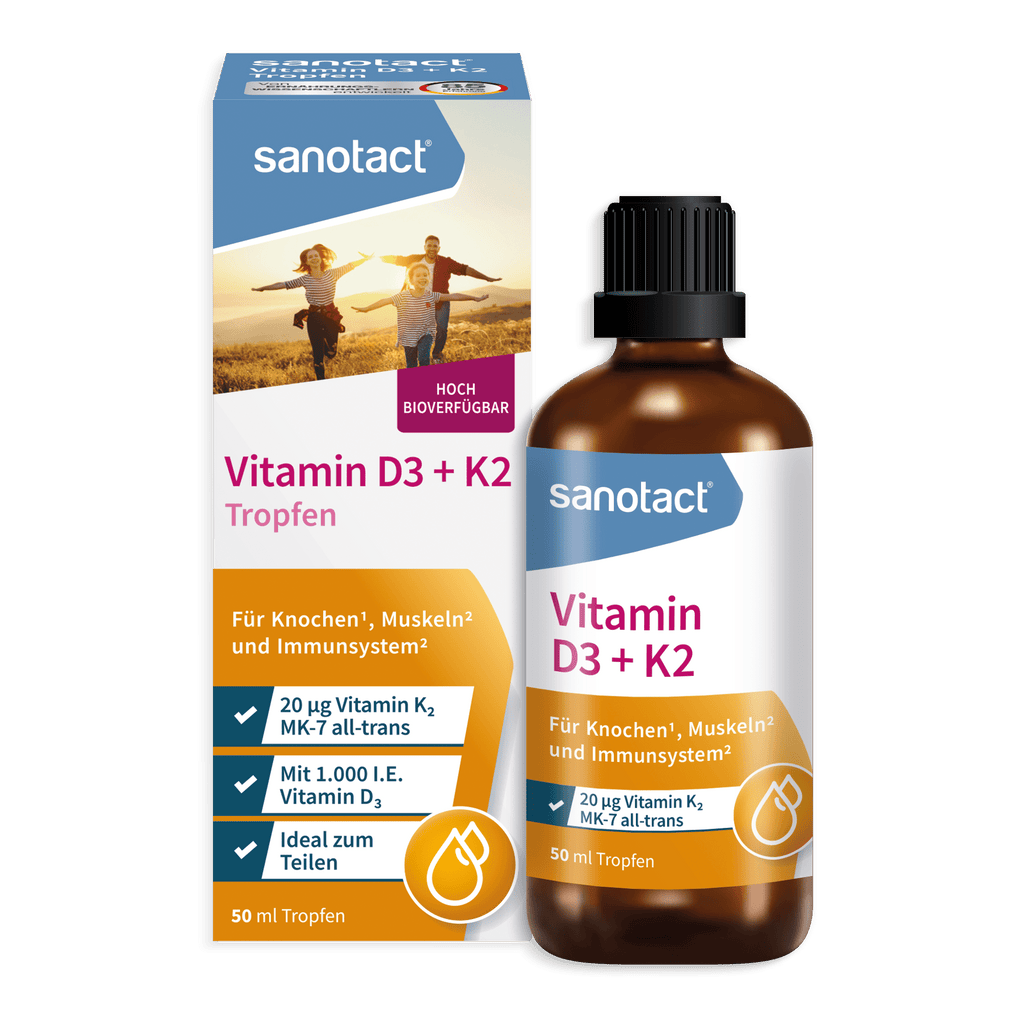 sanotact GmbH - Vitamin D3 + K2 Tropfen