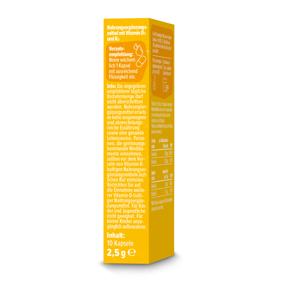 sanotact GmbH - Vitamin D3 + K2 - Wochendepot