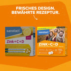 sanotact GmbH - Zink + C + D Lutschtabletten